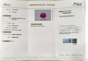 0.71/CT Natural Old Burma Ruby with IIGJ Govt. Lab Certificate-15737S204523
